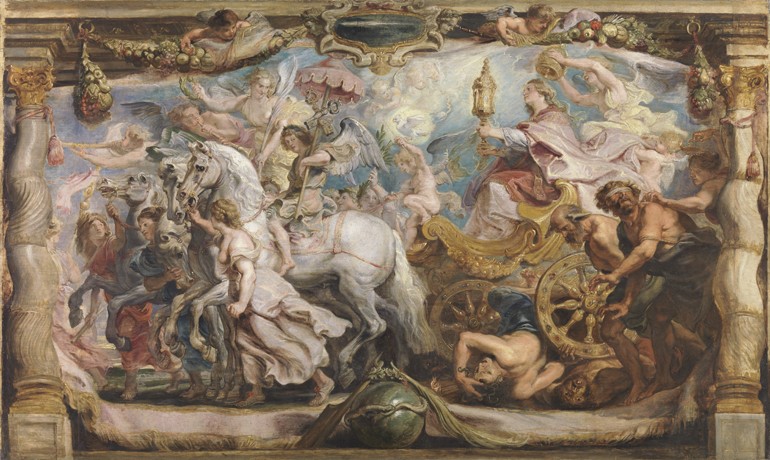 The triumph of the Church from Peter Paul Rubens