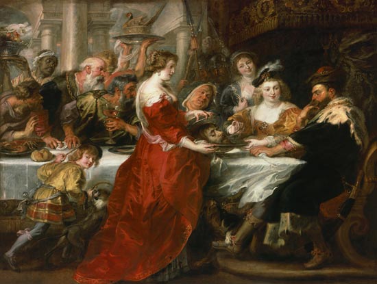 The banquet of the Herodes. from Peter Paul Rubens