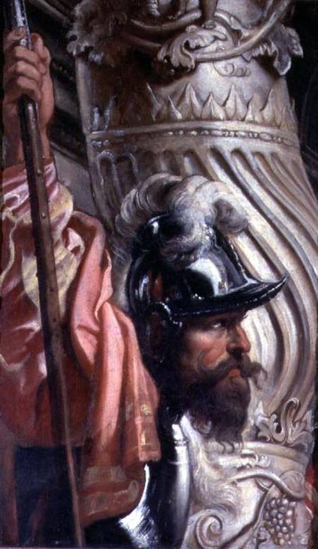 Halberdier, fragment of The Gonzaga Family in adoration of the Trinity from Peter Paul Rubens