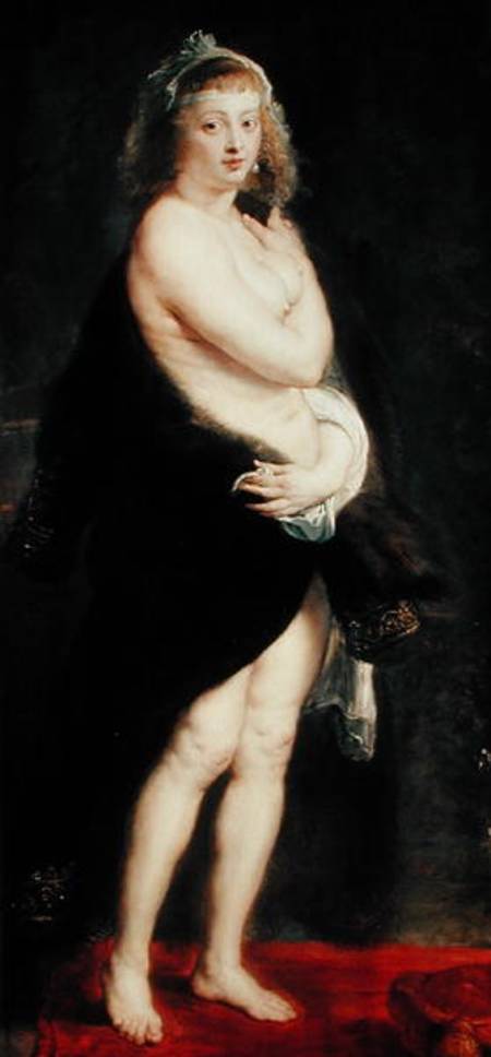 Helena Fourment in a Fur Wrap from Peter Paul Rubens
