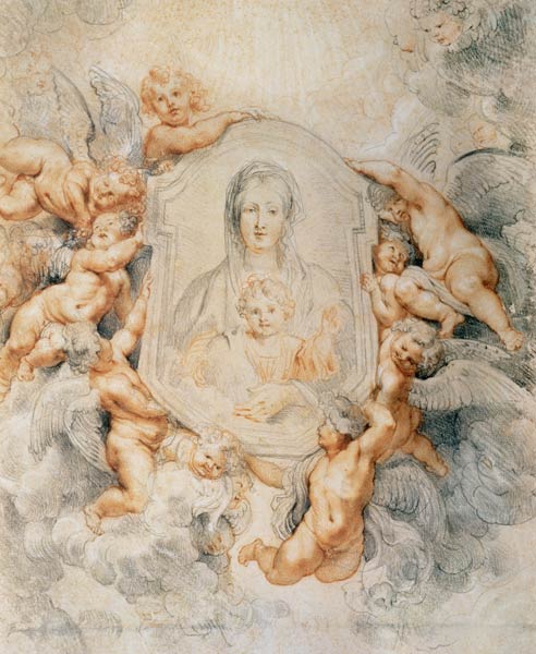 Image of the Madonna / Rubens / 1608 from Peter Paul Rubens