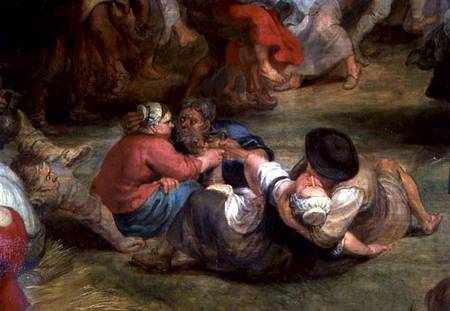The Kermesse, detail of peasants from Peter Paul Rubens