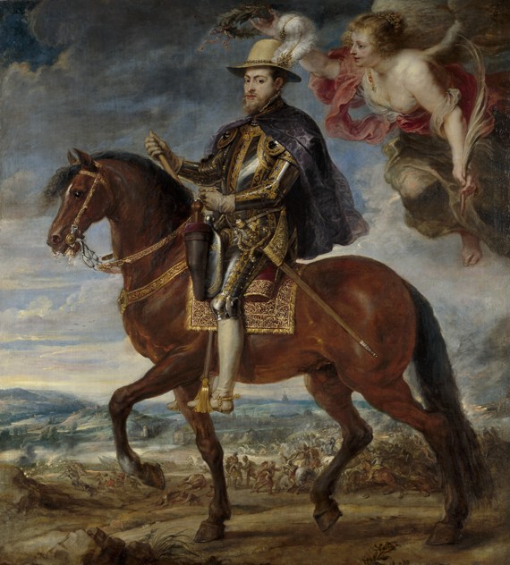Portrait of Philip II (1527-1598) on Horseback from Peter Paul Rubens