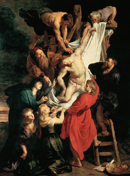 Descent from the Cross triptych, central panel -- Descent from the Cross from Peter Paul Rubens