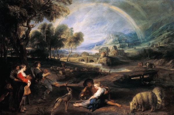 Landscape with a Rainbow from Peter Paul Rubens
