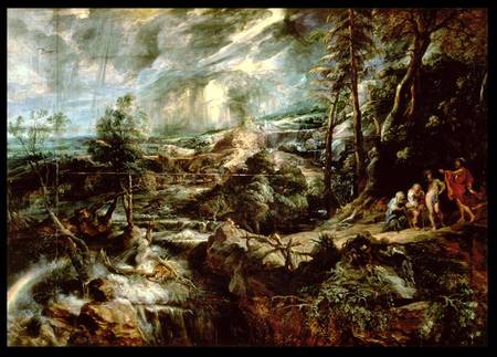 Landscape with Philemon and Baucis c.1625 from Peter Paul Rubens