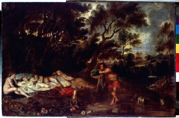 Landscape with Cymon and Iphigenia from Peter Paul Rubens