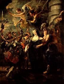 Medici cycle: The flight of the queen from Blois, 21./22.2.1619 from Peter Paul Rubens
