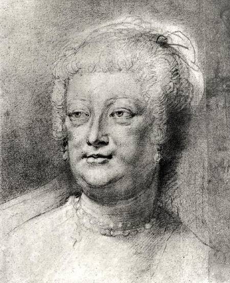 Portrait of Marie de Medici (1573-1642) from Peter Paul Rubens