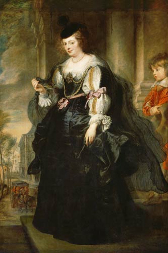Portrait of the Helene Fourment, stationary. from Peter Paul Rubens