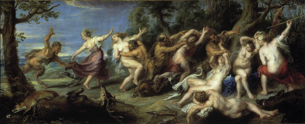 Rubens / Nymphs of Diana & Satyrs from Peter Paul Rubens
