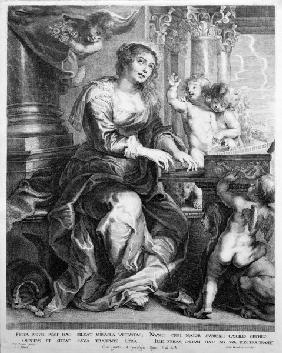 nach Peter Paul Rubens, Heilige Cäcilia