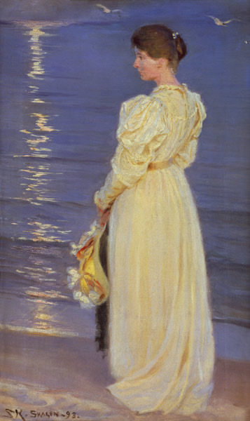 Marie, the wife of the artist. from Peter Severin Kroyer