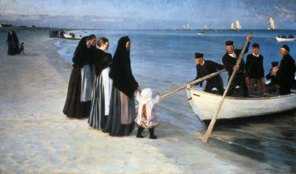 Exit of the fishermen (Skagen)