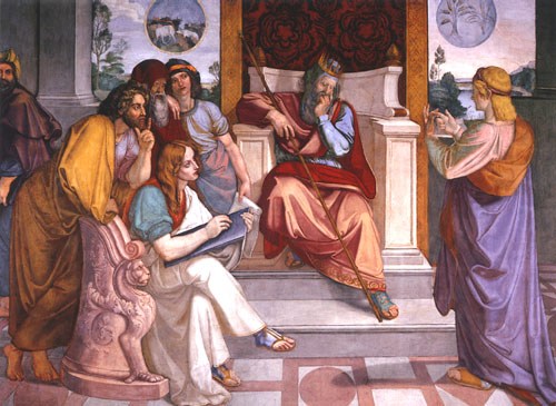 Joseph interprets the dream of the Pharao from Peter von Cornelius