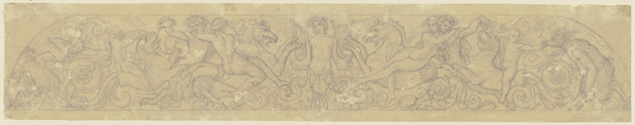 Nymphen und Satyrn auf Fabeltieren from Peter von Cornelius