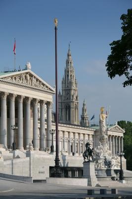 Parlament und Rathaus, Wien