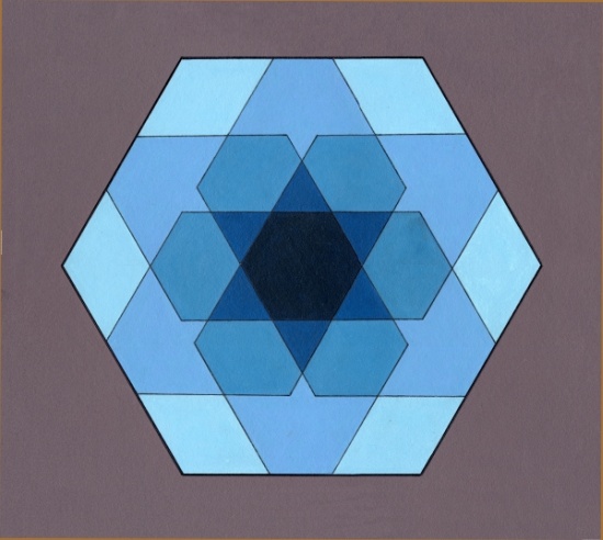 Overlaying Hexagons, 2009 from  Peter Hugo  McClure