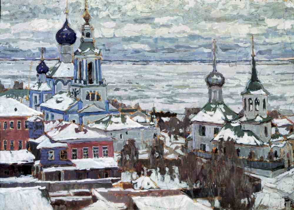 Rostov in Winter from Petr Ivanovic Petrovichev