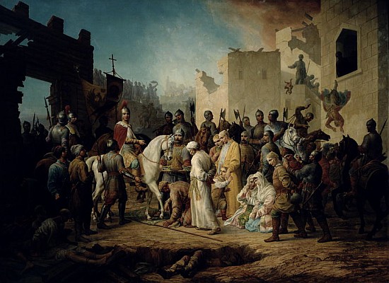 Tsar Ivan IV conquering Kazan in 1552 from Petr Mikhailovich Shamshin