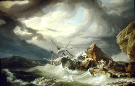 Shipwreck from Philip James (also Jacques Philippe) de Loutherbourg