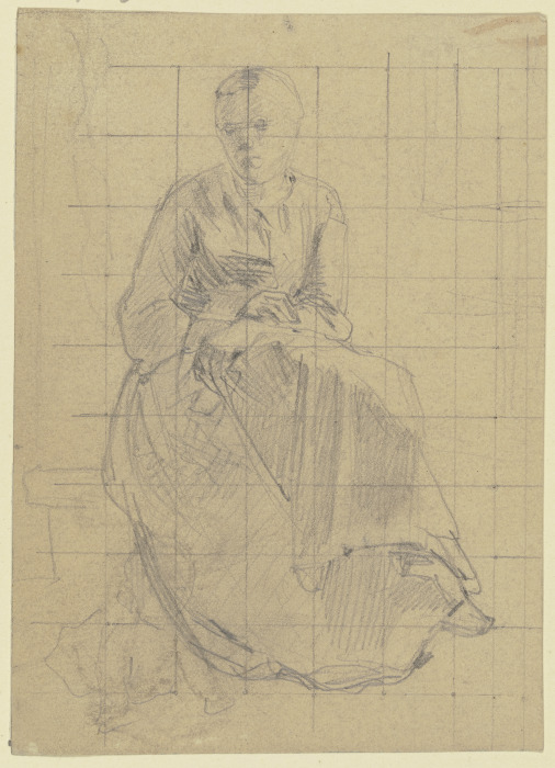 Sitzende Frau, die Hände in den Schoß gelegt from Philipp Rumpf