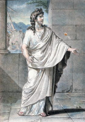 Orestes, costume for 'Andromaque' by Jean Racine, from 'Research on the Costumes and Theatre of All from Philippe Chery