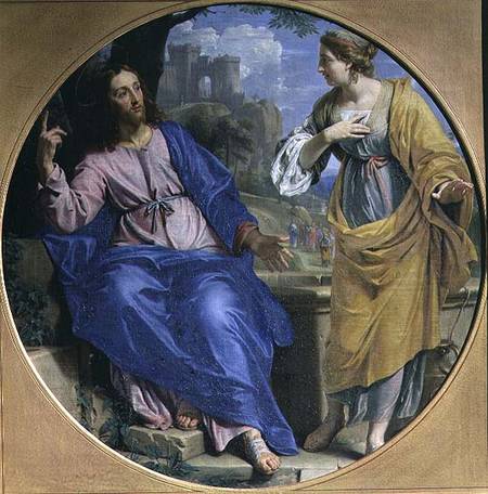 Christ and the Woman of Samaria at the Well from Philippe de Champaigne