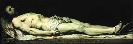 The Dead Christ on his Shroud from Philippe de Champaigne