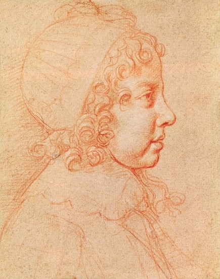 Portrait of Louis XIV as a child from Philippe de Champaigne