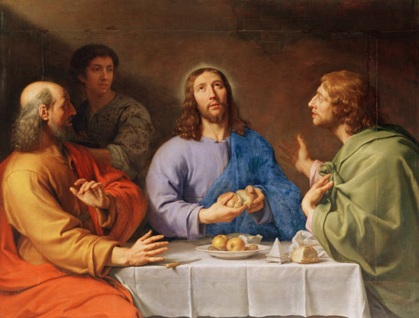 The Supper at Emmaus from Philippe de Champaigne
