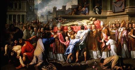 The Translation of the Bodies of SS. Gervase and Protase to Milan Cathedral from Philippe de Champaigne