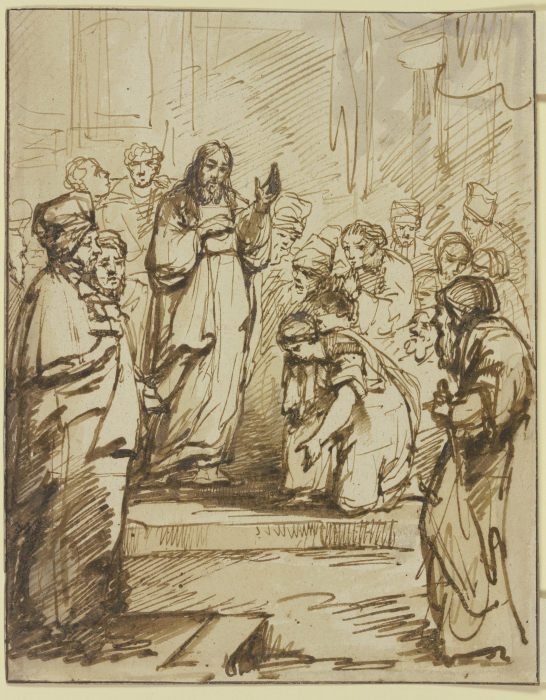 Christus und die Ehebrecherin from Philips Koninck