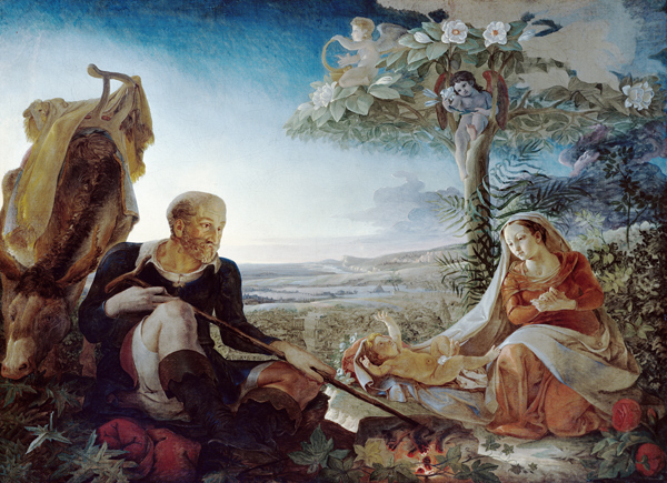 Be quiet on the flight to Egypt from Phillip Otto Runge