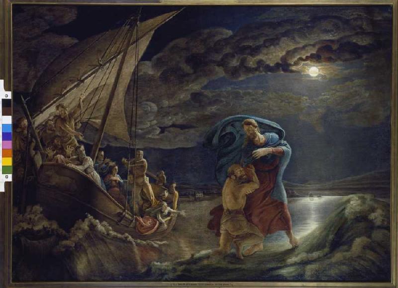 Christ on the sea from Phillip Otto Runge