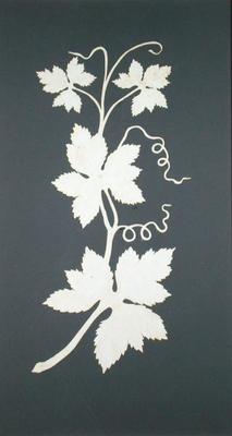 Hop plant (collage on paper) from Phillip Otto Runge