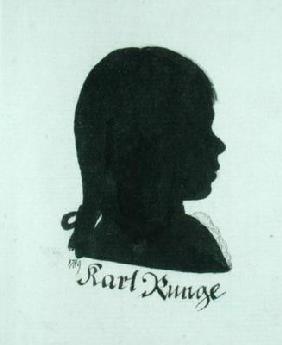 Karl Runge, 1789 (indian ink on paper)