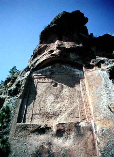 Phrygian rock monument from Phrygian