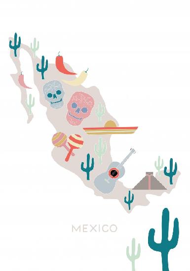 Mexico Map No 1