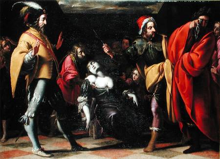 The Oath of Brutus over the Body of Lucretia from Pier Francesco Morazzone