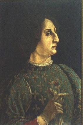 Portrait of Galeazzo Mario Sforza (1444-76) c.1471