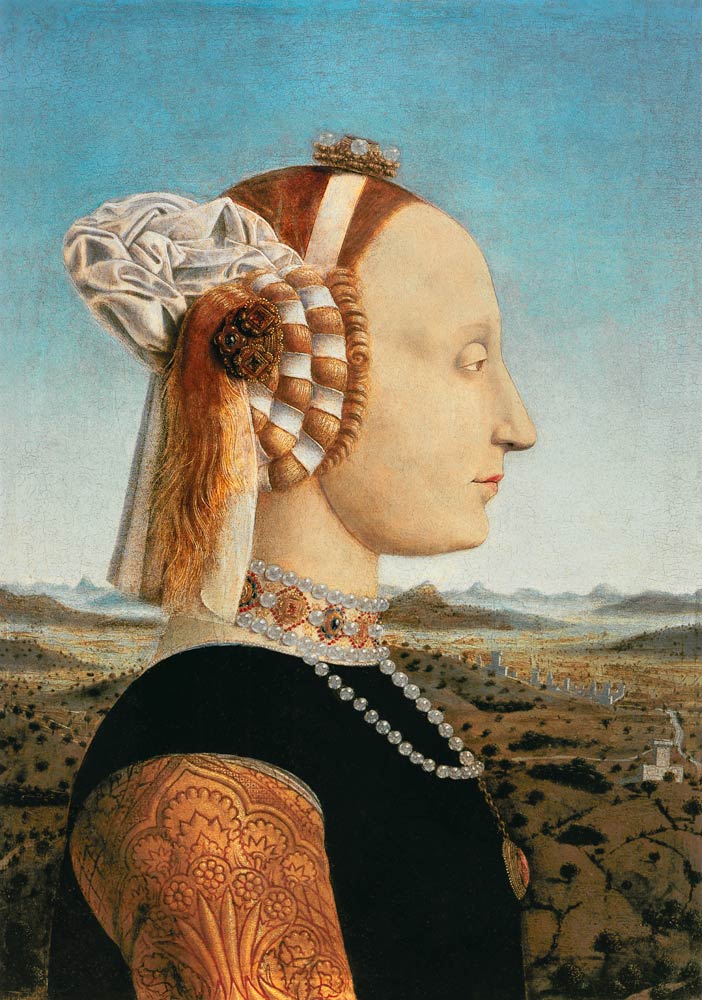 Battista Sforza, Wife of Federico Montefeltro from Piero della Francesca