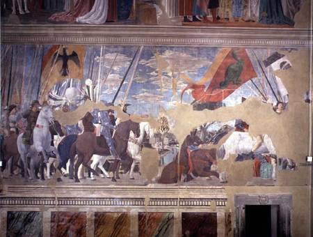 The Battle of the Milvian Bridge, 312 AD, from the Legend of the True Cross from Piero della Francesca