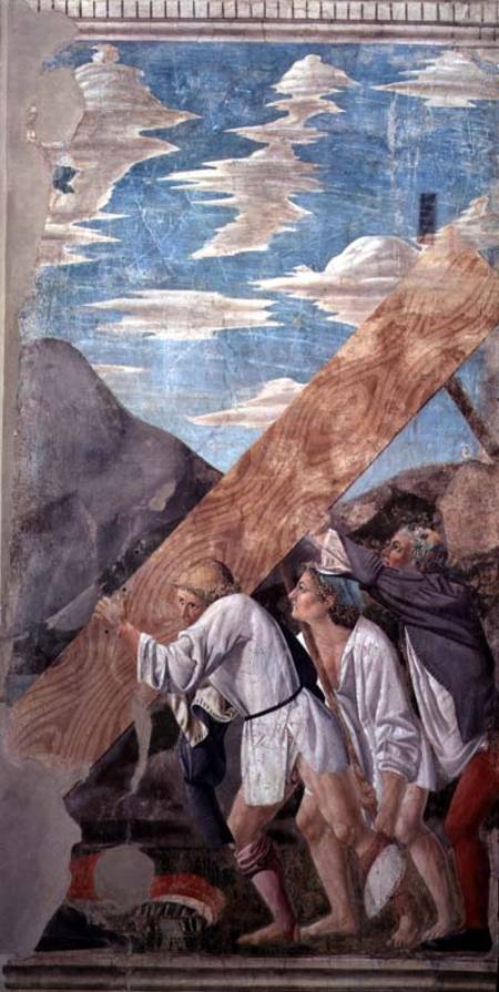 Burying of the Wood, from the True Cross Cycle from Piero della Francesca