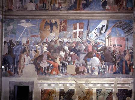The Victory of Heraclius and the Execution of Chosroes, 628 AD, from the True Cross Cycle from Piero della Francesca