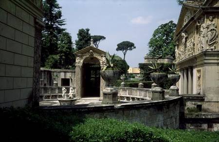Courtyard of the Casina of Pius IV from Piero Ligorio