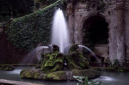 Dragon Fountain designed by Pirro Ligorio (c.1500-83) from Piero Ligorio