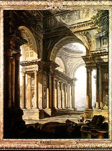 Temple in Ruins from Pierre Antoine Demachy