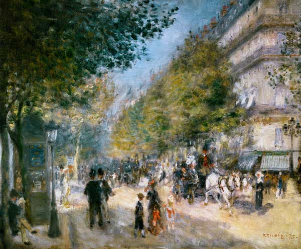 The Big Boulevards from Pierre-Auguste Renoir