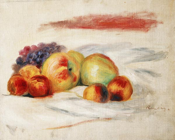 Äpfel, Pfirsiche und Weintrauben from Pierre-Auguste Renoir